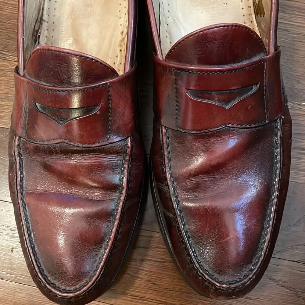 ‎Allen Edmonds Cameron brown penny loafers